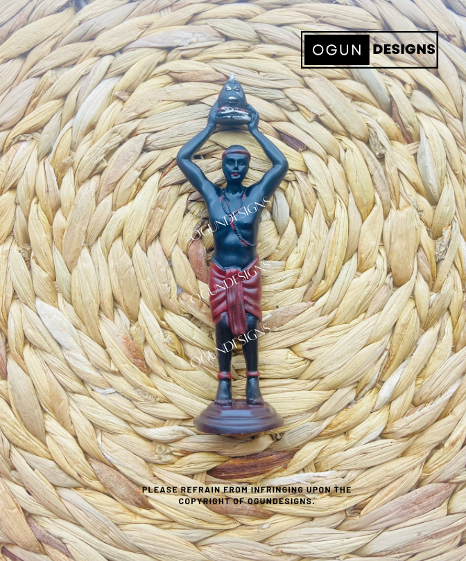 6'' Inch Elegua Statue, Orisha Santeria Statue