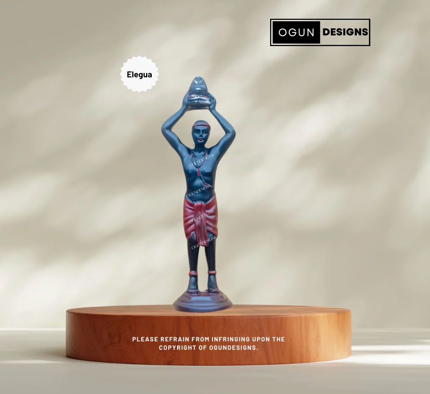 6'' Inch Elegua Statue, Orisha Santeria Statue