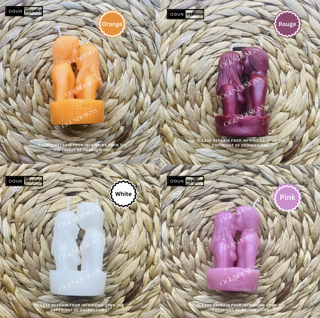 Couple's Figure Candles, Spell Candles, Love Spells