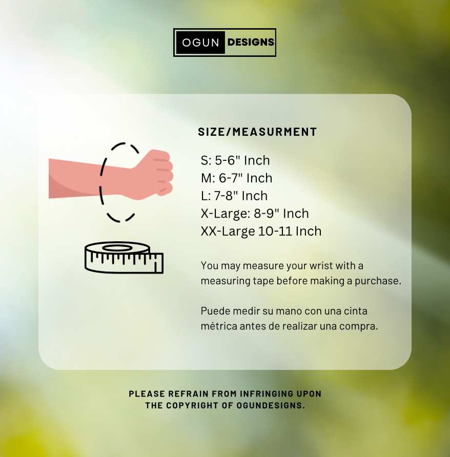 Orisha Santeria Yoruba Protection Bracelets, Yemaya Eleke Bracelet, Yemaya protection Bracelet