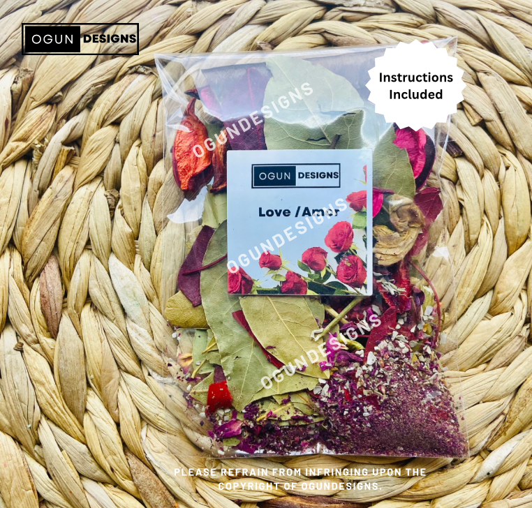 Love Herbs Bath to Bring Love, Passion and Attraction, Hierbas del Amor para Traer Amor, Pasión y Atracción