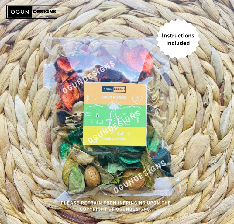 Open roads Herbs, Prosperity and Success, Caminos abiertos, Prosperidad y Éxito