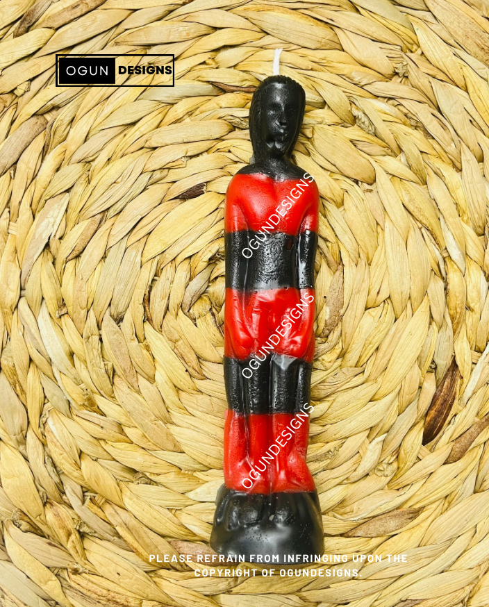 Seven (7) Times Reversible Figure Candles, Cleansing Candle, Cleanse Witchcraft and Evil Energy, Siete (7) Veces figuras reversibles, Velas de Limpia