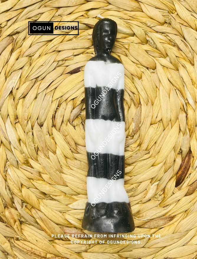 Seven (7) Times Reversible Figure Candles, Cleansing Candle, Cleanse Witchcraft and Evil Energy, Siete (7) Veces figuras reversibles, Velas de Limpia