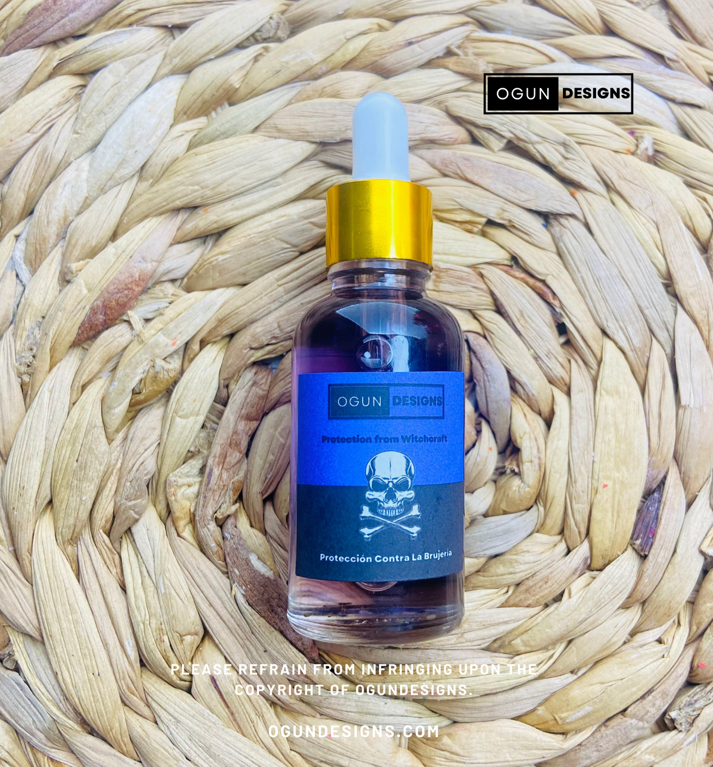 Protection from Witchcraft Oil, Proteccion Contra la Brujeria Aceite, Cleansing Oil, Reversible Oil, Aceite de Limpia, Aceite Reversible