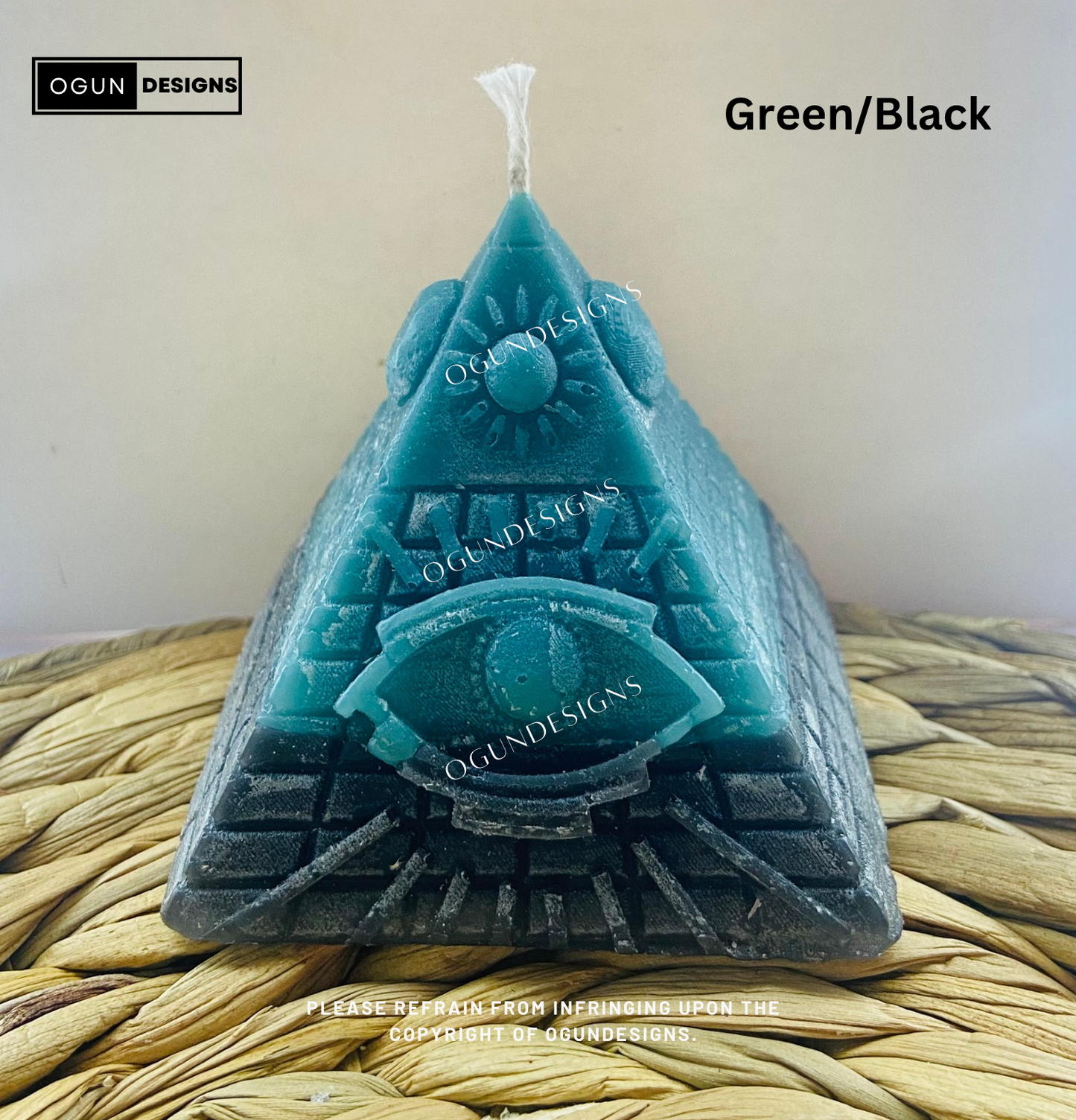 Reversible pyramid Candles, Reversible Cleansing Candle, Clean Witchcraft, Velas Reversibles, Vela Reversible, Brujería Limpia