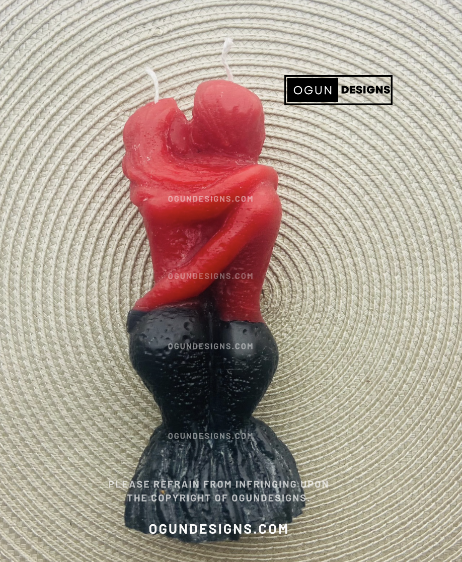 Reversible Couple's Candle, Cleanse our Path, Vela de Figura Reversible, Limpia Nuestra Camino