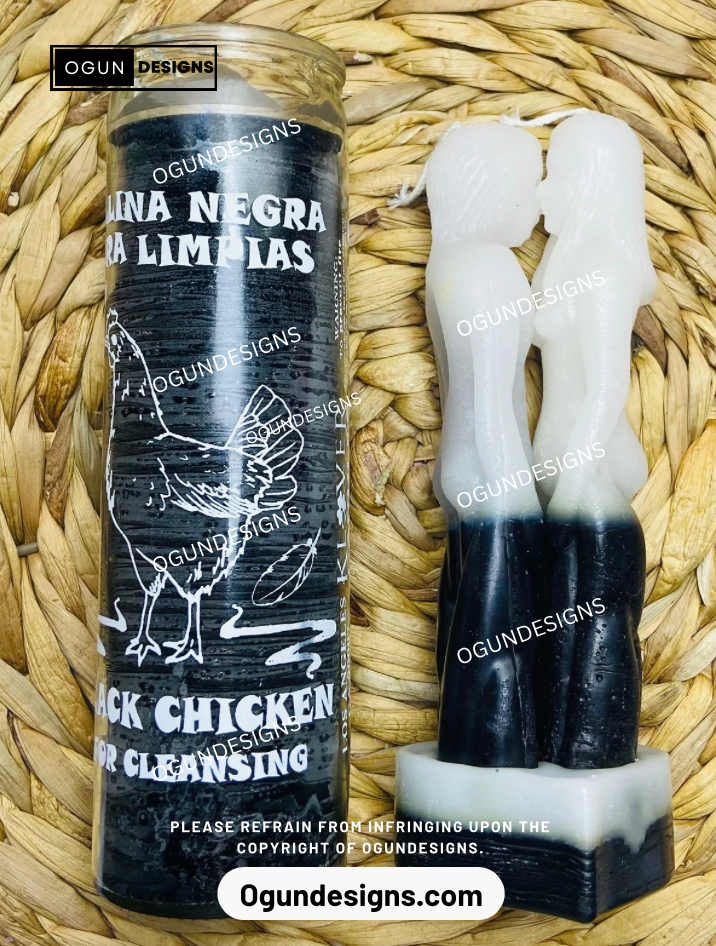 Black Chicken Cleansing Couples Set, Cleanse My Relationship Spell, Gallina Negra Limpia De Parejas, Limpia Mi Relacion
