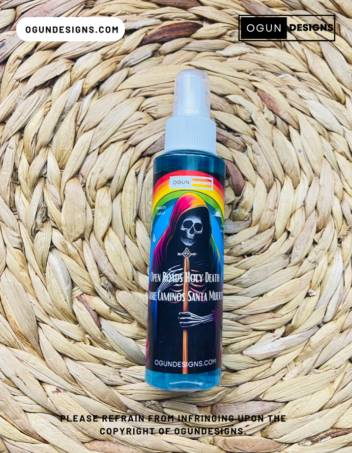 Holy Death Open Roads Spray, Protection Spray, Spray De La Santa Muerte De Abre Camino, Spray De Proteccion
