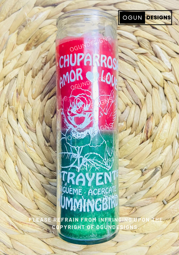 Hummingbird Love Candle,Vela De Amor De Chuparosa