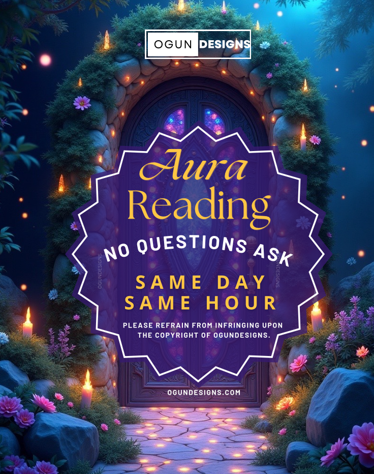 Aura Reading, Same Day, Same Hour, Lectura De Aura, El Mismo Día y Misma Hora