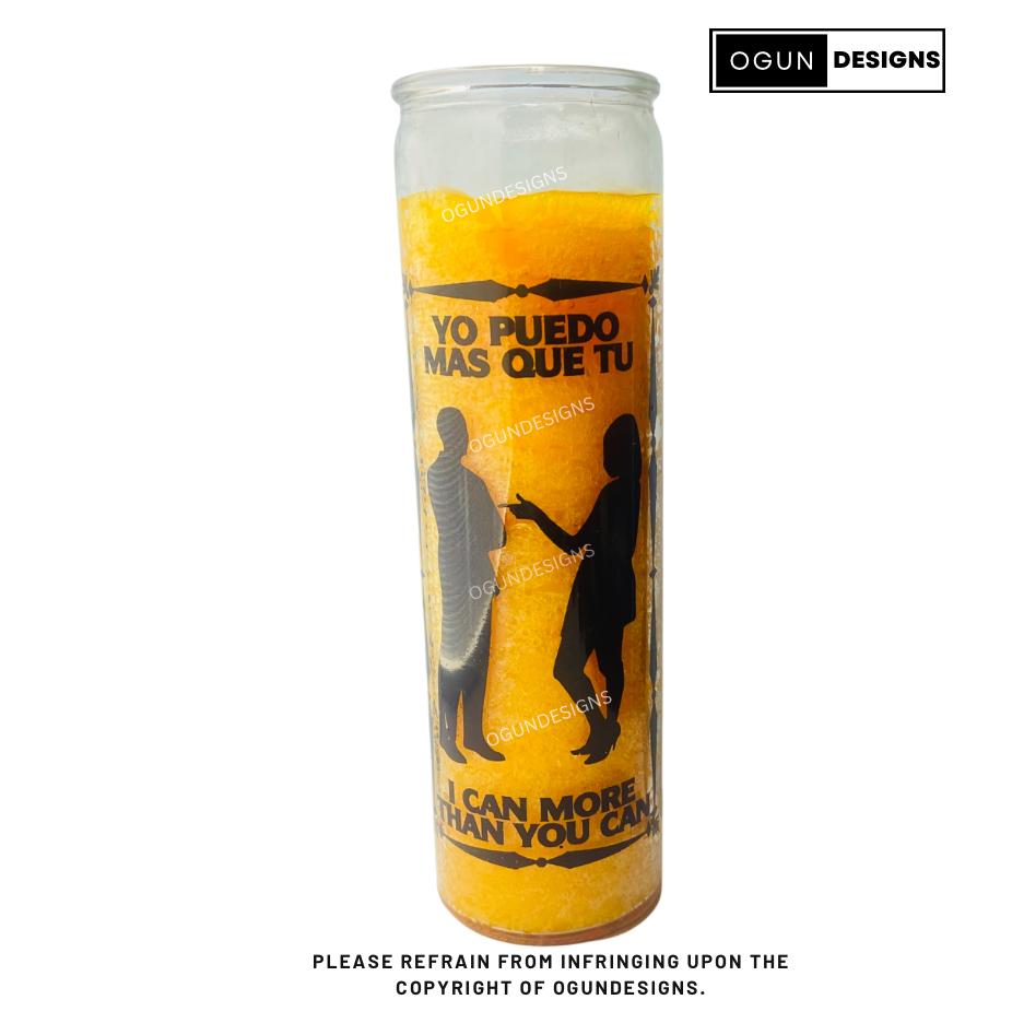 I can More than you can love candle, Love spell, Yo Puedo Mas que tu, Vela de Amor, Hechizo de Amor
