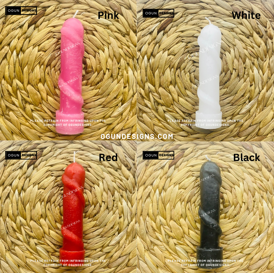6.25''Inch Snake Figure Candles, Love, Cleansing Candles, Velas Con Forma De Serpiente de 6.25 pulgadas, Para El Amor y la Purificación