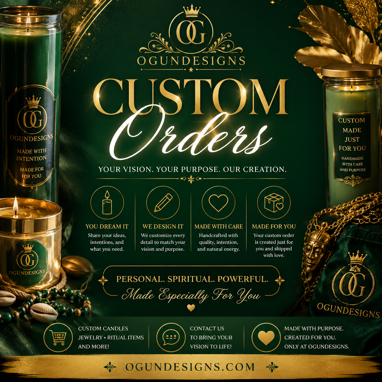 Ogun Designs Custom Orders