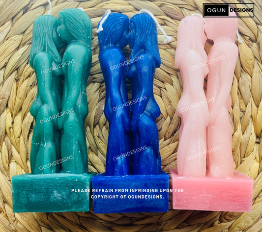 Love candles, couple candles, love spell, cleansing, Attraction, Think of me, Velas de amor, pareja, Hechizo de amor, Atracción, Limpia