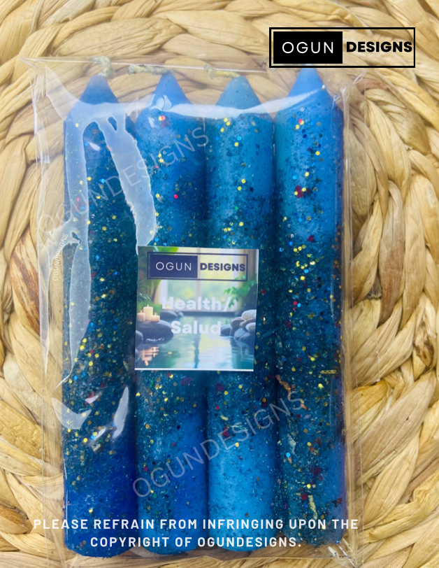 Health Protection Dressed Candles, Velas Preparadas Para La Protección De La Salud