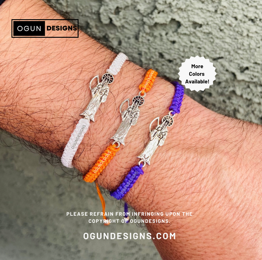 Holy Death Adjustable Protection Bracelets, Pulsera de la Santa Muerte