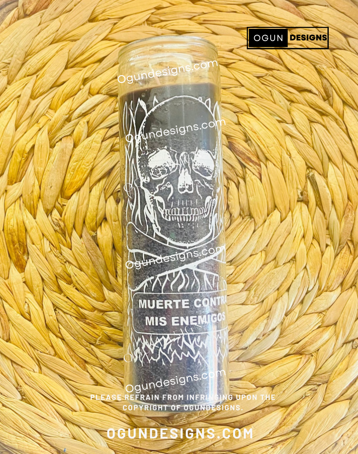 Protection From Enemies Glass Candle, Proteccion contra mis Enemigos
