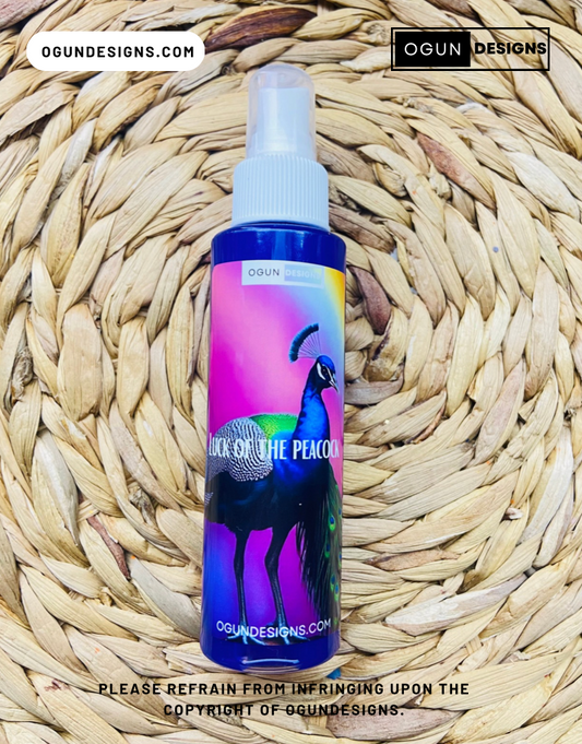 Luck of the Peacock Spray, Goodluck Spray, Spray De La Suerte del pavo real, Spray De Buena Suerte
