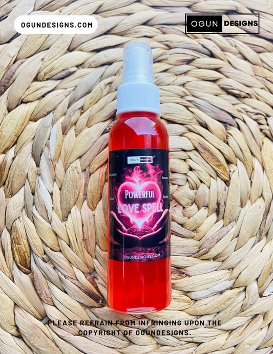 Powerful Love Spell Spray, Poderoso Hechizo De Amor Spray