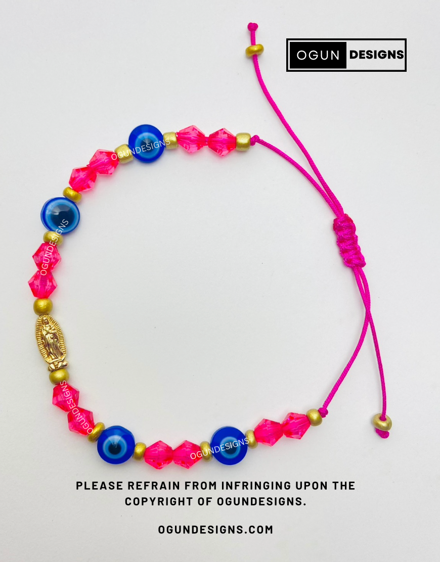 Our Lady of Guadalupe Protection Bracelet, Pulsera De Protección De Nuestra Señora De Guadalupe
