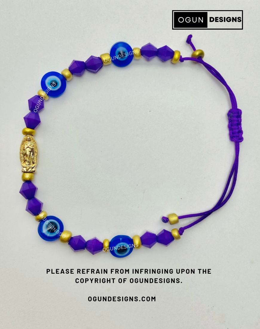 Our Lady of Guadalupe Protection Bracelet, Pulsera De Protección De Nuestra Señora De Guadalupe