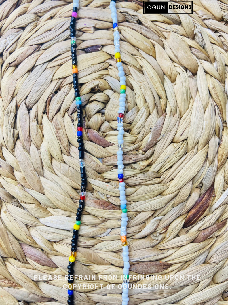 7 African Power Eleke Necklace, 7 potencias Collar, 7 Eleke Santeria Yoruba Orisha Necklace, Collar