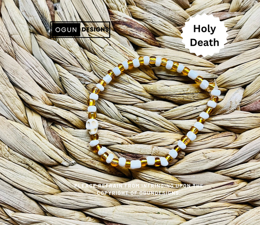 Holy Death Protection Bracelet, Pulsera De Proteccion De La Santa Muerte, Pulsera de la Santa Muerte
