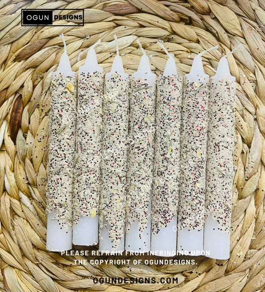 Cleansing and Jinx Remover Candles, Success and prosperity fixed 6" candles, Limpia y Eliminador de maldiciones, Velas de Exito y prosperidad preparadas 6" pulgadas (Copy)