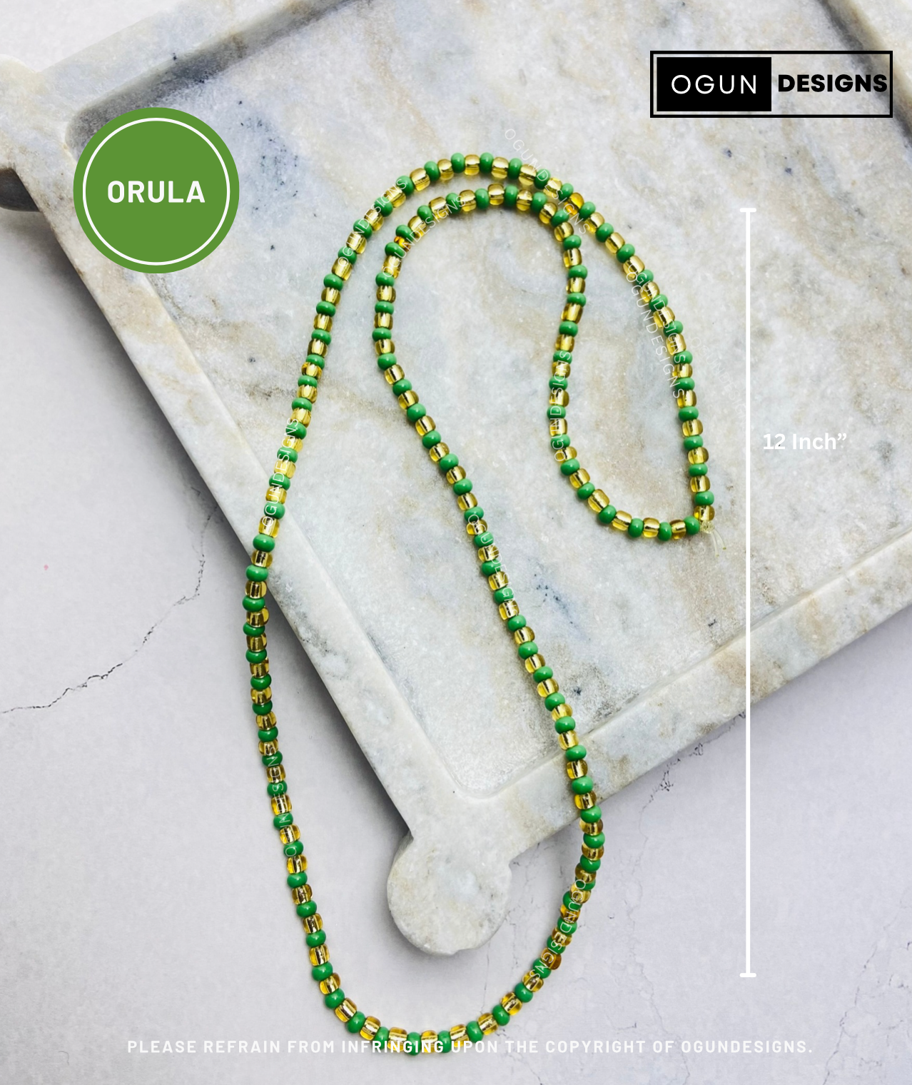 Orula Collar, Orisha Santeria Eleke Collar, Collar De Orula De Proteccion, Orula Eleke Collar