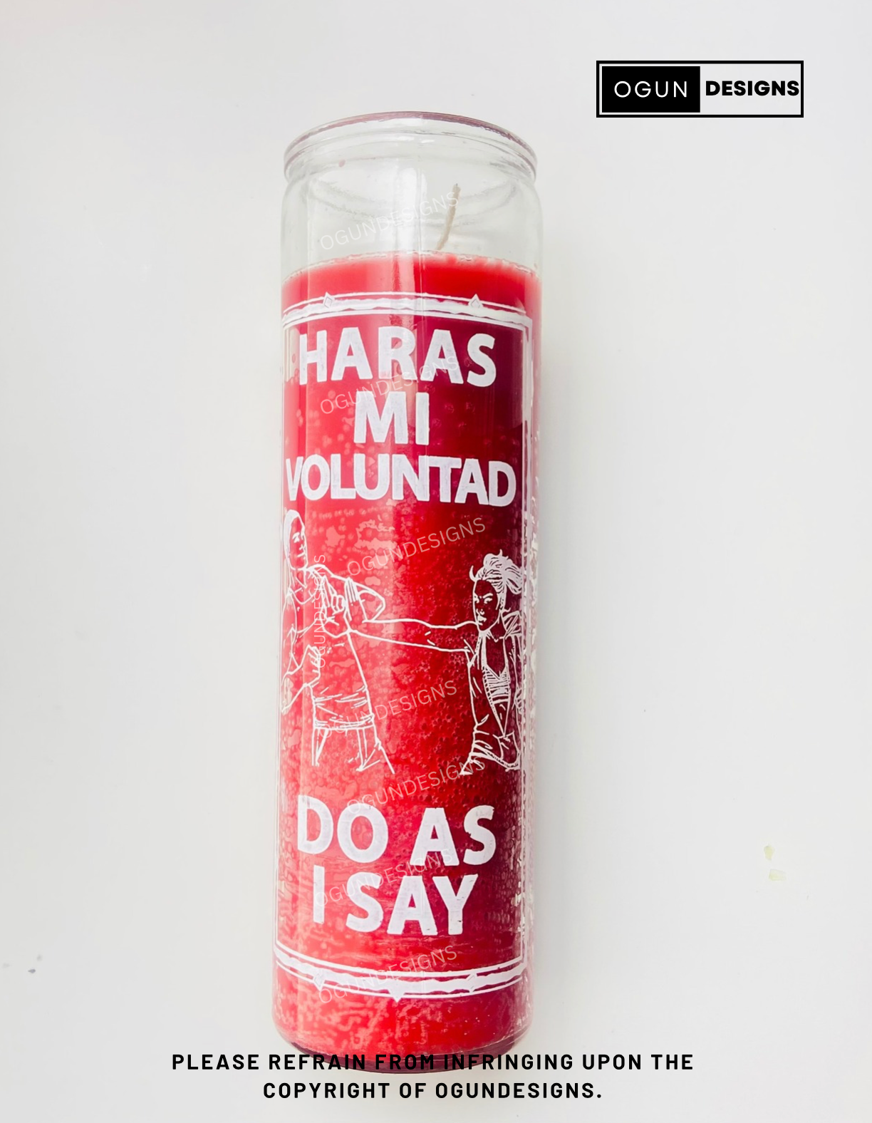 Do As I Say love candle, Love candle, Haras Mi Voluntad Vela De Amor