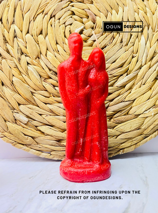 Red Marriage Love Candle, Couple's Relationship Candle, Vela roja de amor para el matrimonio, Vela para la relación de pareja