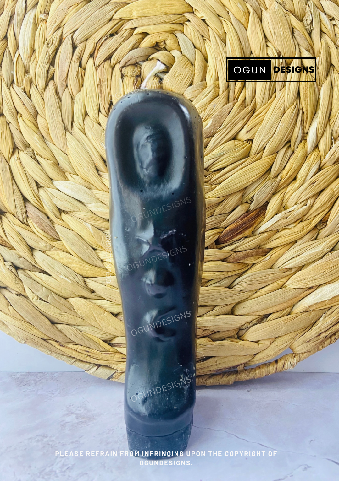 Black Mummy Candle, Black Magic, Separation Candle, Vela de momia negra, Magia Negra, Vela de Separación
