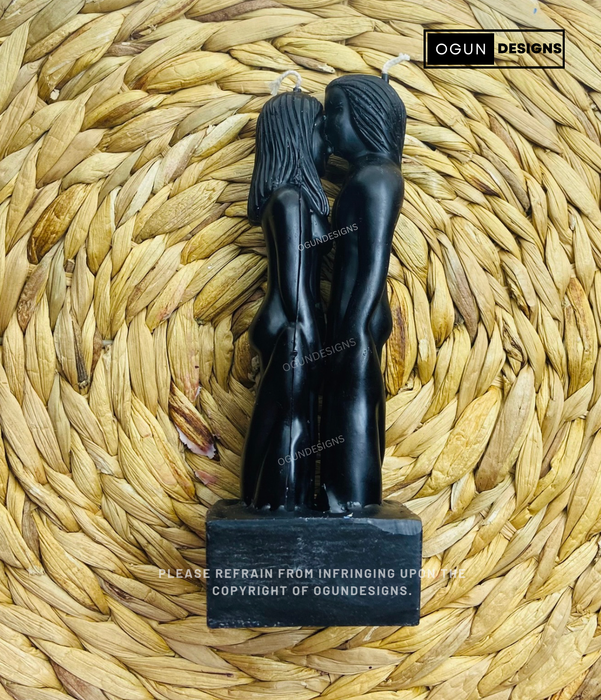 Black Couple's Candle, Love Candles, Relationship and Attraction, Vela Negra para parejas, velas para el amor, Relaciones y atracción
