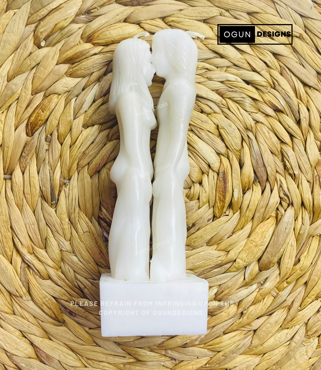 White Couple's Candle, Love Candles, Relationship and Attraction, Vela Blanca para parejas, velas para el amor, relaciones y atracción