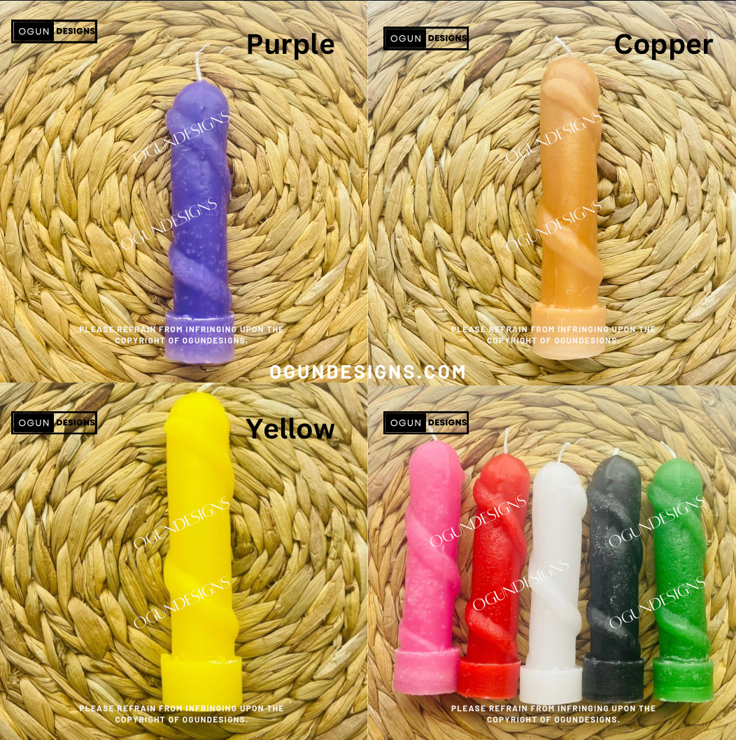 6.25''Inch Snake Figure Candles, Love, Cleansing Candles,  Velas Con Forma De Serpiente de 6.25 pulgadas, Para El Amor y la Purificación
